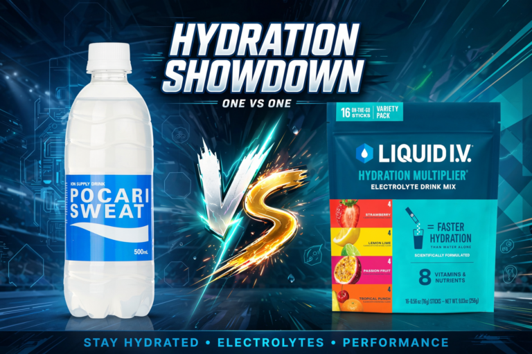 Liquid IV vs Pocari Sweat